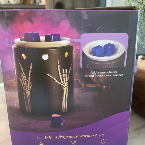 SCENTSATIONALS HALLOWEEN "SKULLY" FRAGRANCE WARMER NEW IN BOX - Picture 4 of 7